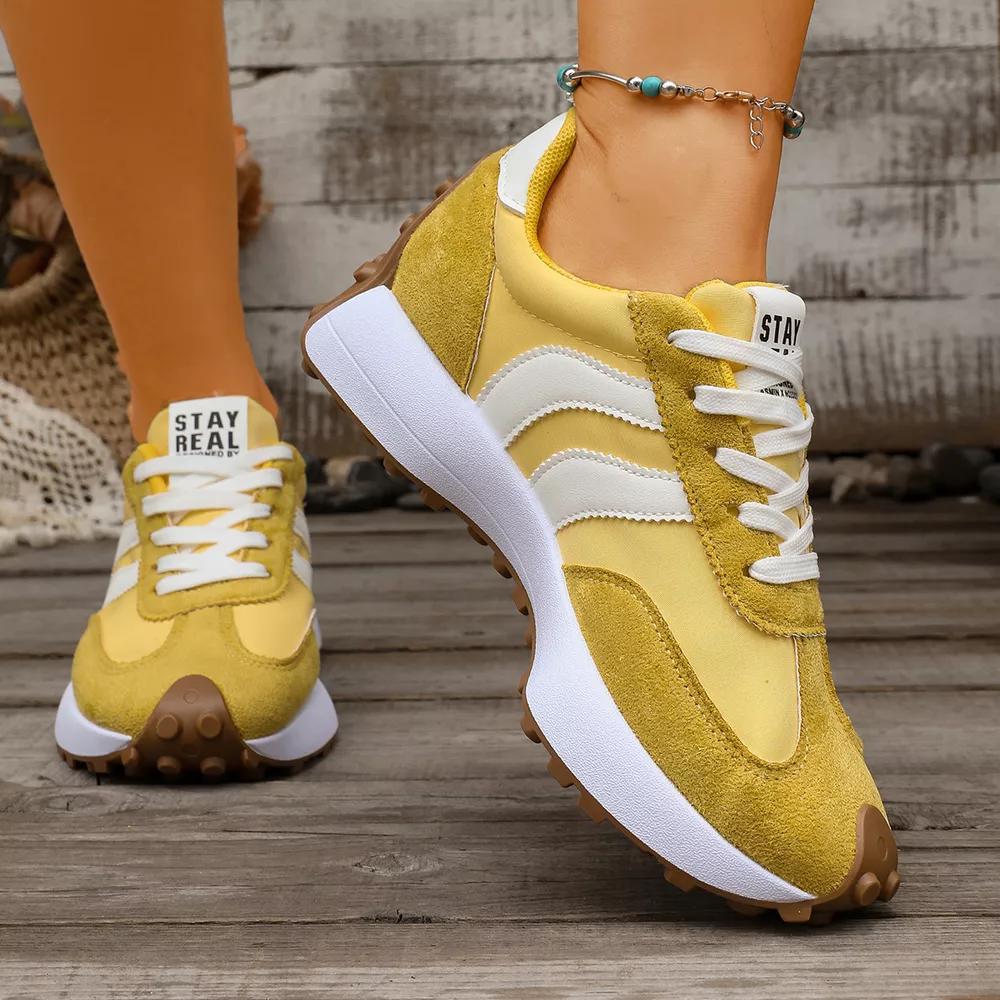 Lace Up Round Toe Sneakers, image 19