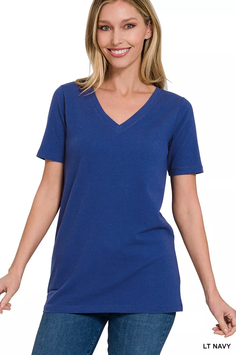 V-Neck Short Sleeve T-Shirt
