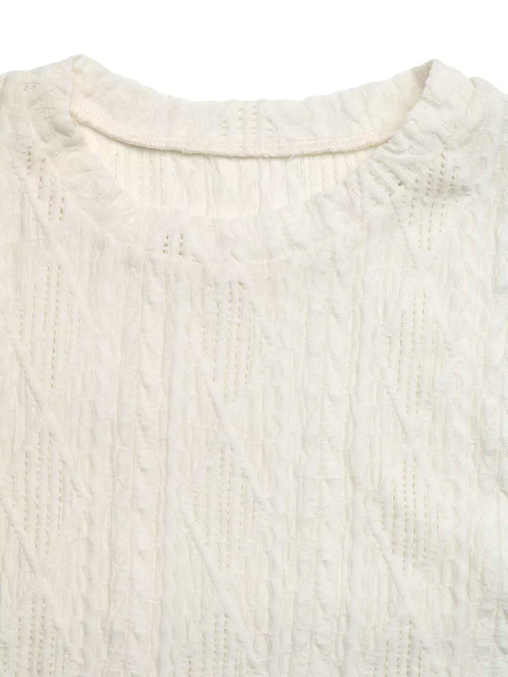 Textured Cap Sleeve Top, image 6