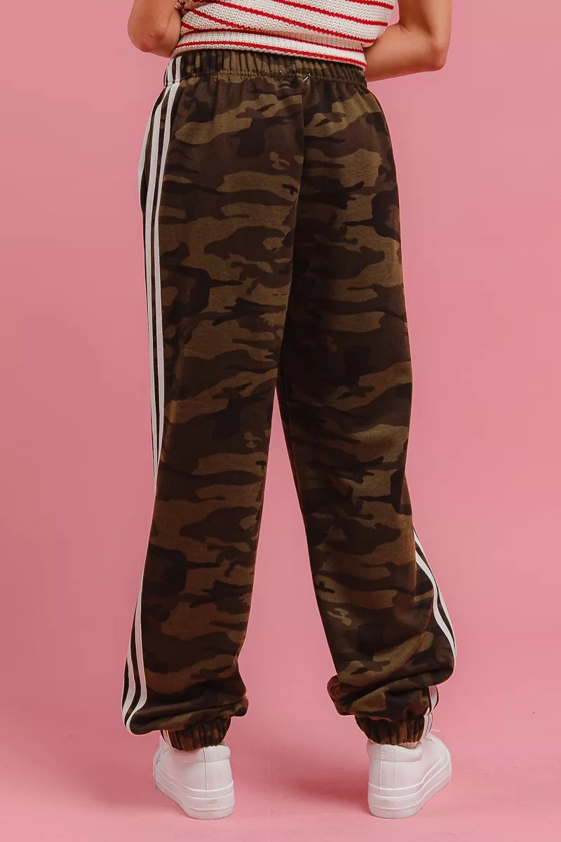Side Lines Camouflage Track Pants, image 4