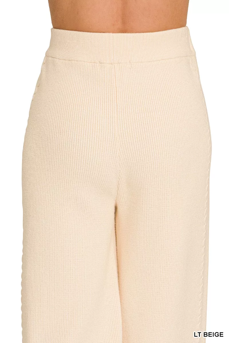 Viscose Sweater Pants, image 4