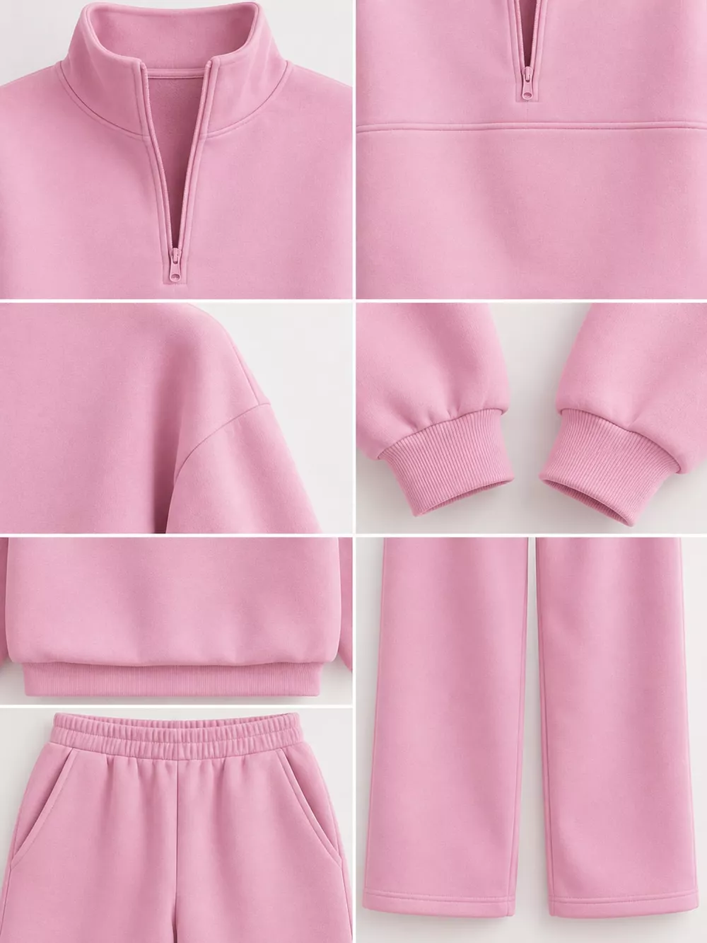 Half-Zip Sweatshirt and Joggers Set, image 25