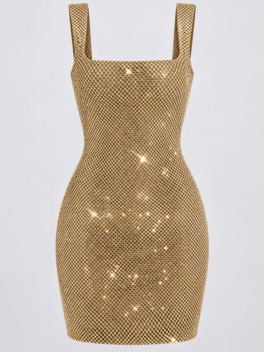 Backless Rhinestone Embellished Bodycon Mini Dress, image 15