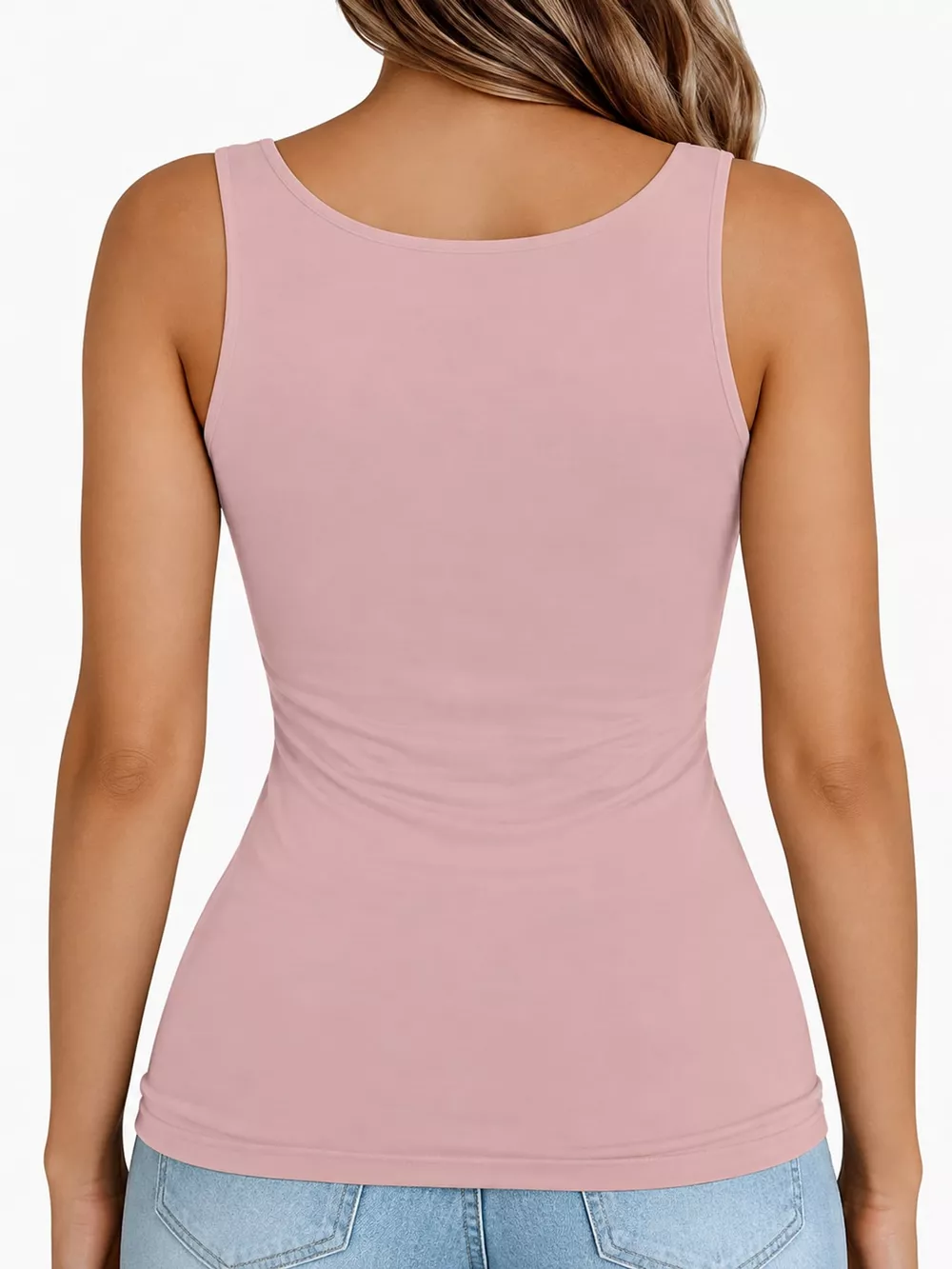 Square Neck Slim-Fit Tank, image 28