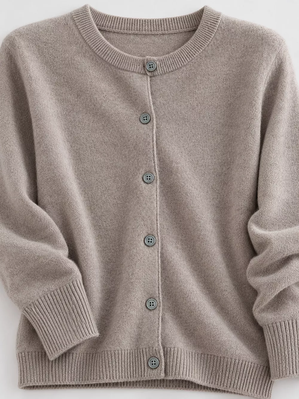 Crew-Neck Button-Down Cardigan, image 53
