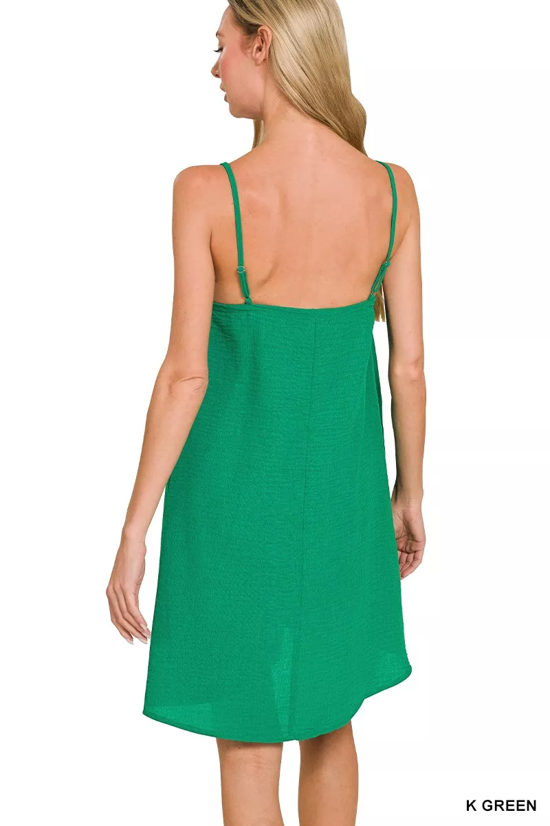 Woven Airflow Mini Dress, image 2