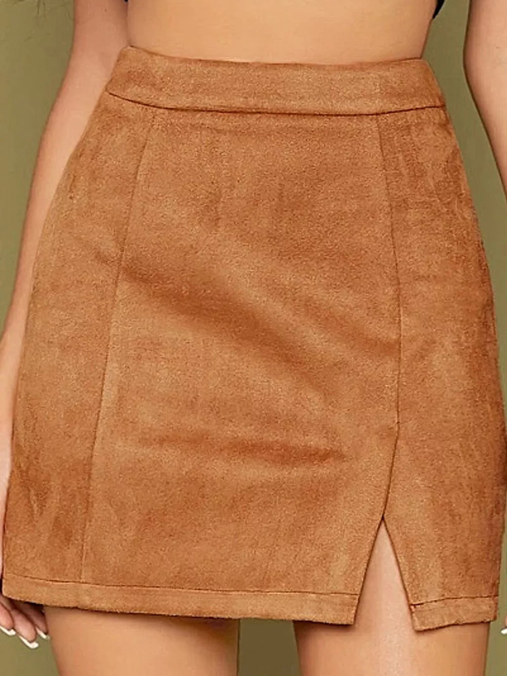 High-Waisted Slit Skirt, image 16