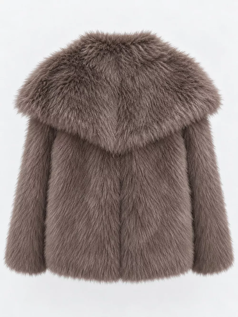 Fox Fur Collar Winter Outerwear, image 31