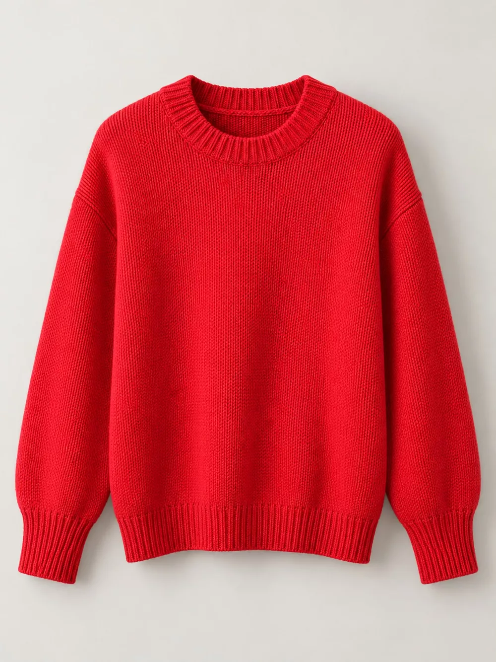 Round Neck Dropped Shoulder Sweater, image 27