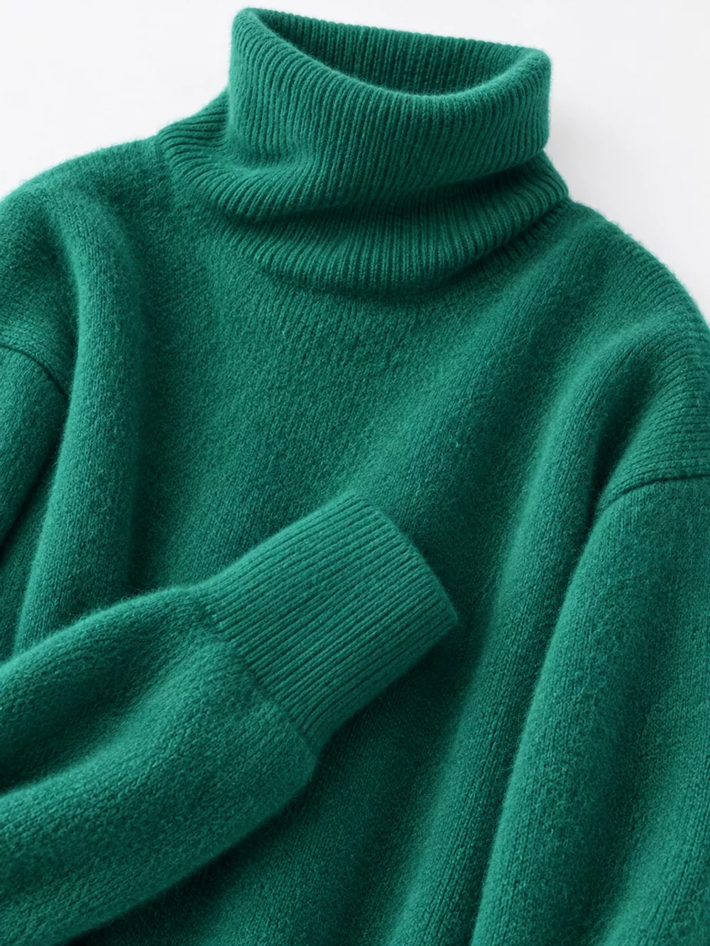 Turtleneck Dropped Shoulder Sweater, image 49