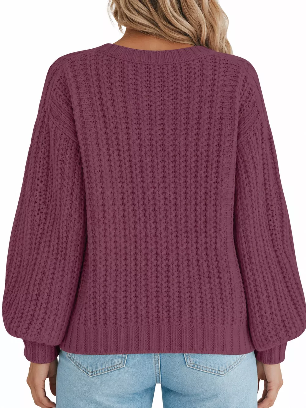 Full Size Chunky Knit Button-Down Cardigan Plus Size, image 21