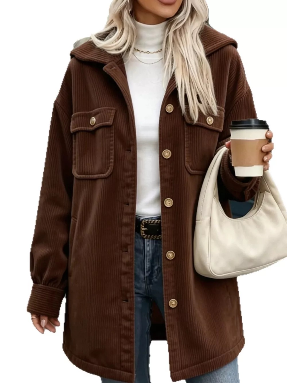 Corduroy Button-Down Outerwear, image 21