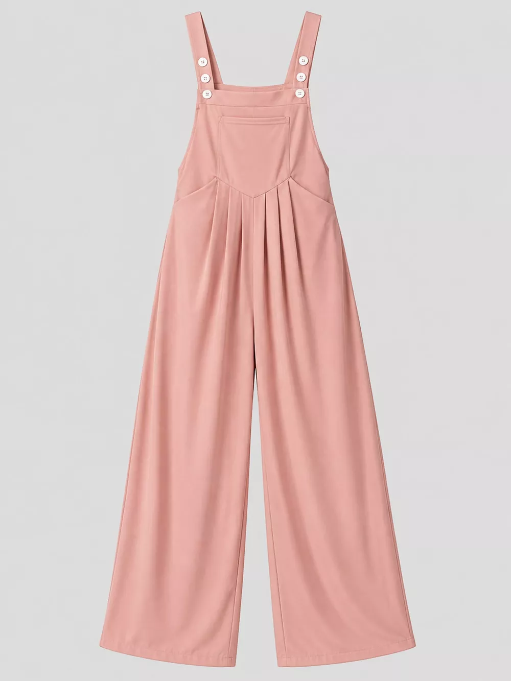 Wide Strap Wide-Leg Overalls, image 4