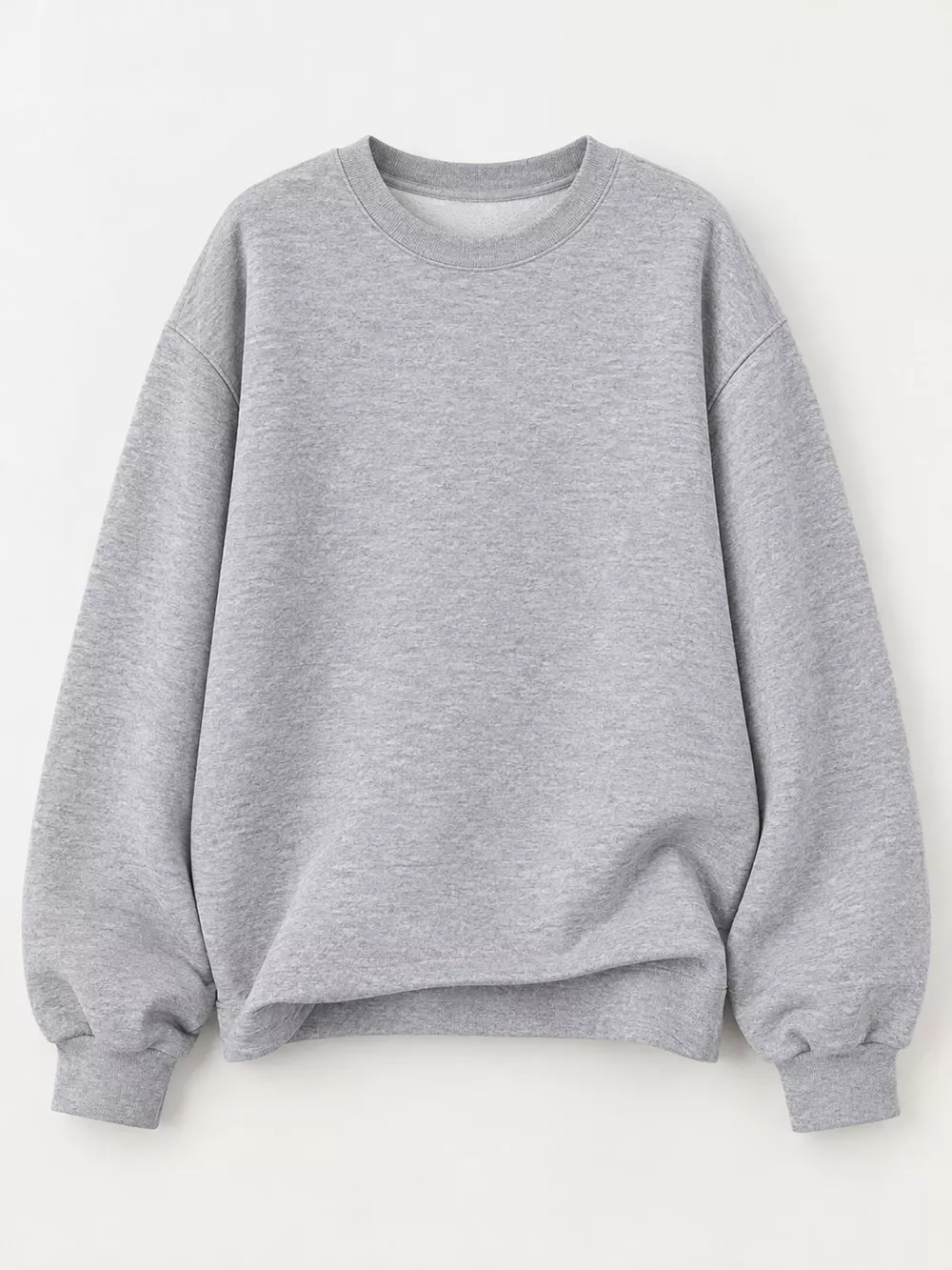 Full Size Solid Color Long Sleeve Sweatshirt Plus Size, image 14