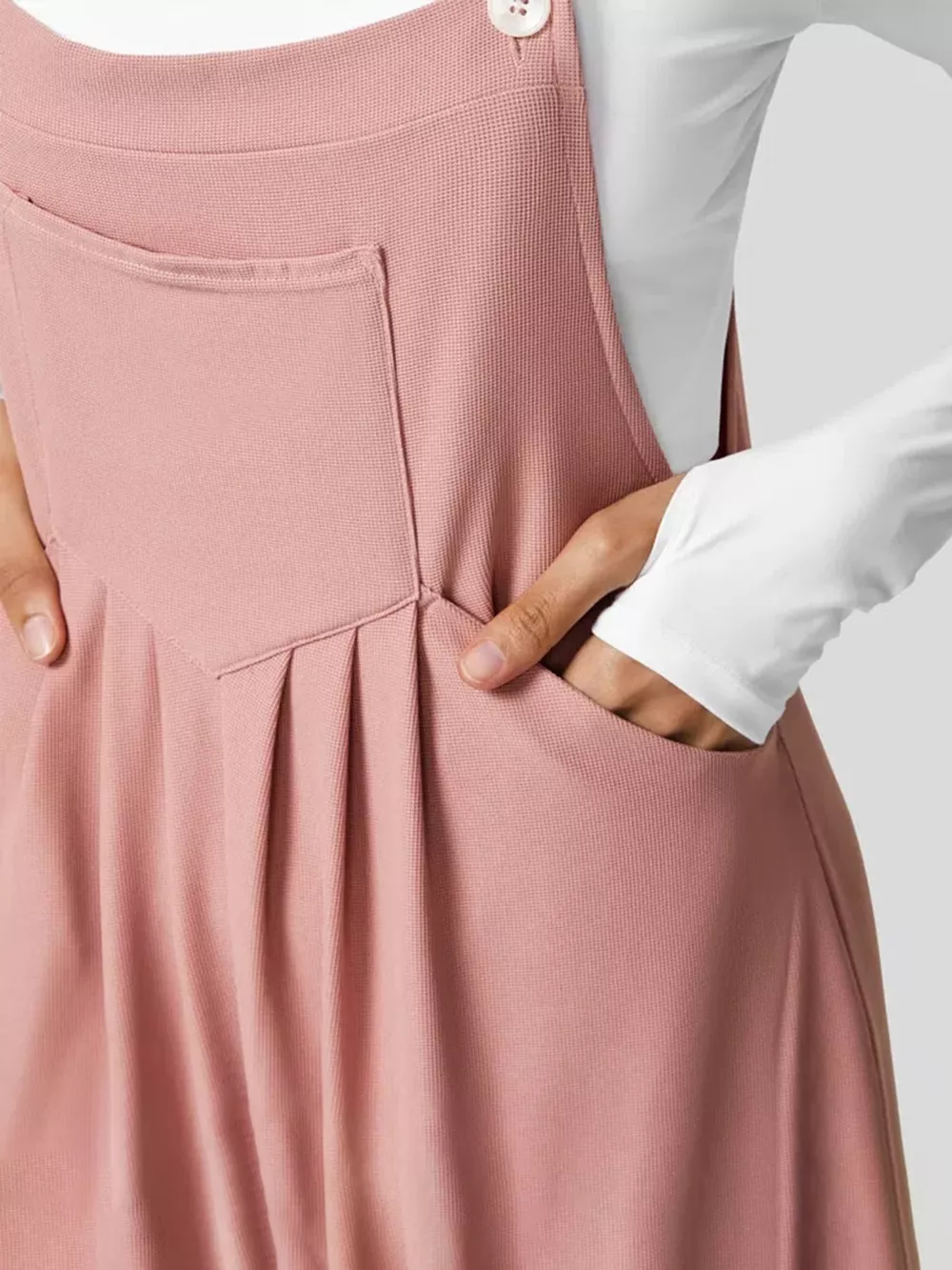 Wide Strap Wide-Leg Overalls, image 5