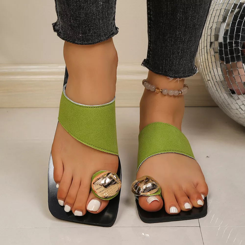Toe Ring Flat Sandals, image 4