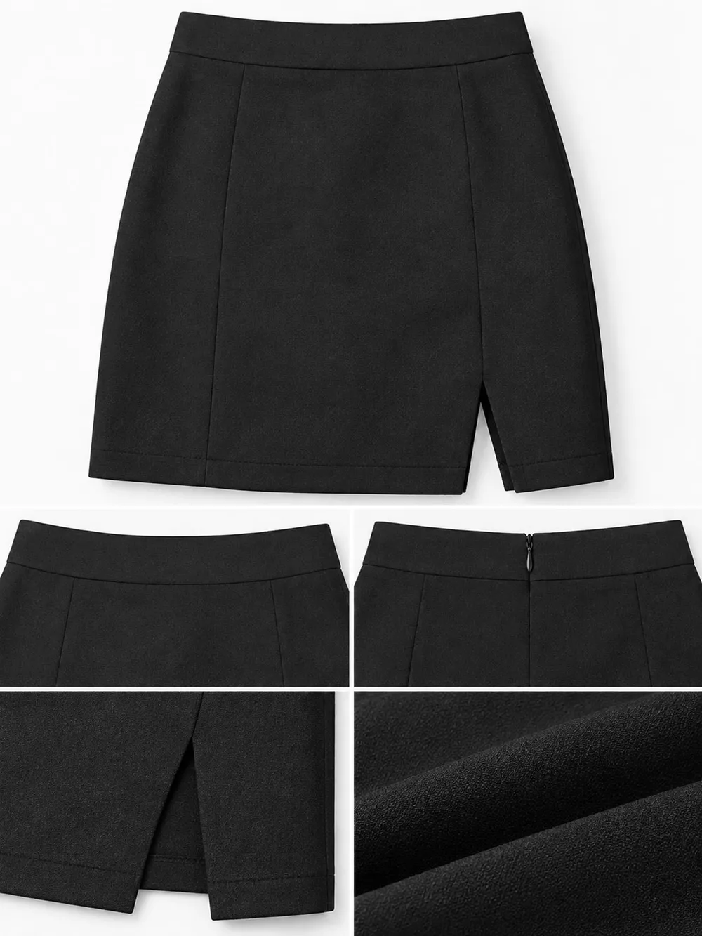 High-Waisted Slit Skirt, image 5