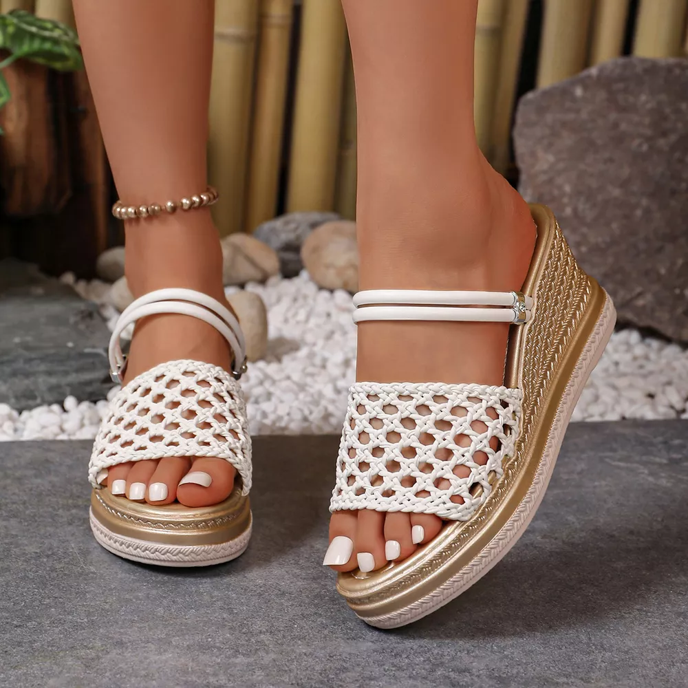 Open Toe Wedge Sandals, image 8