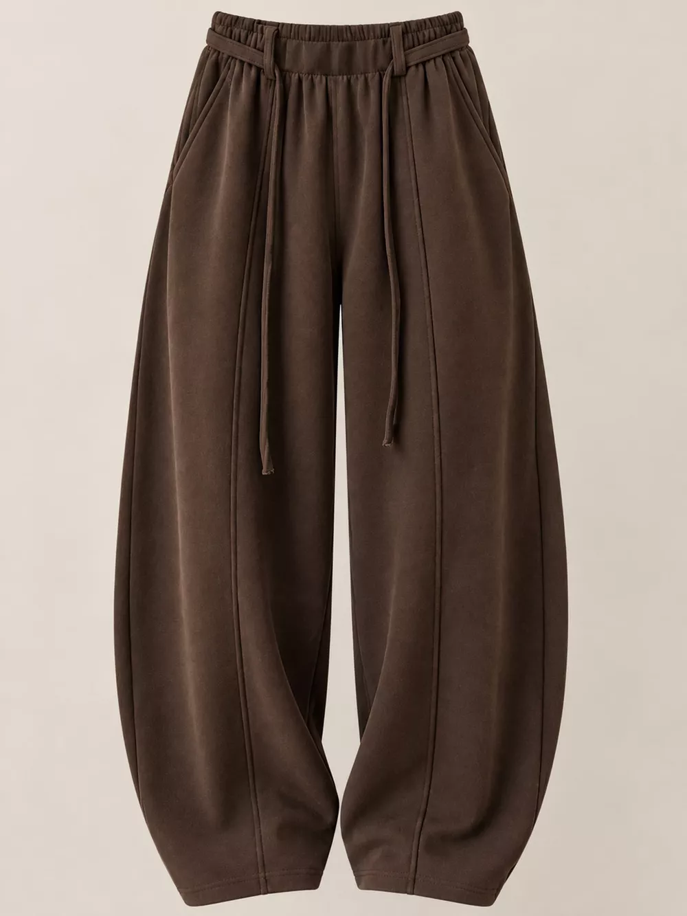 Drawstring Wide-Leg Casual Pants, image 23