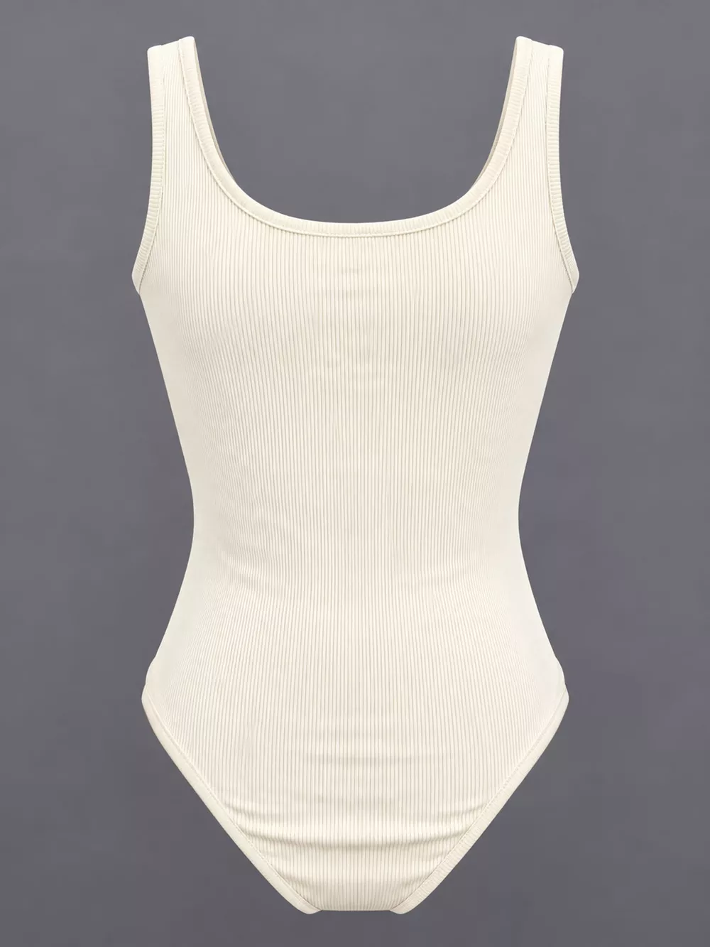 Full Size Ribbed Knit Sleeveless Scoop Neck Bodysuit Plus Size, image 48