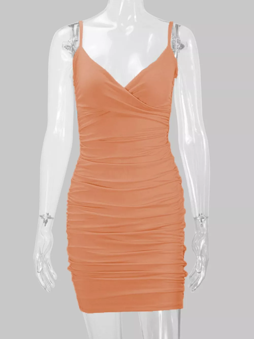 Ruched Bodycon Mini Dress, image 11