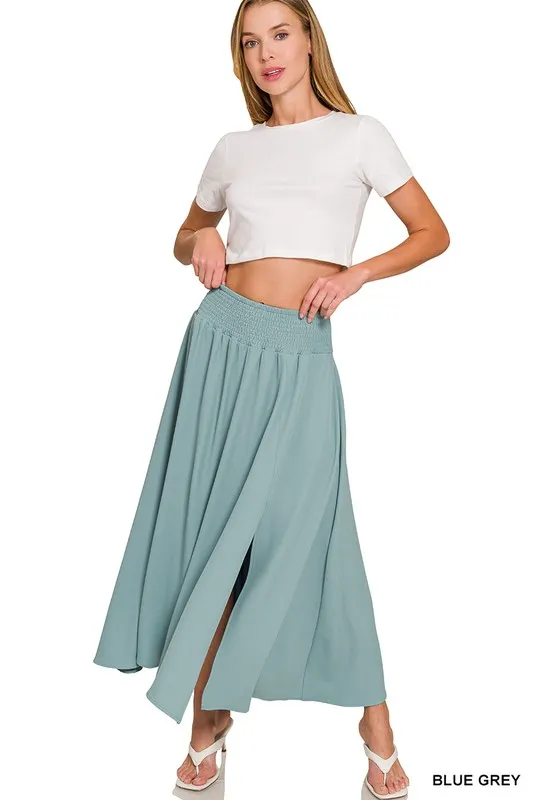 Heavy Woven Span Crop Tee & Skirt Set, image 6