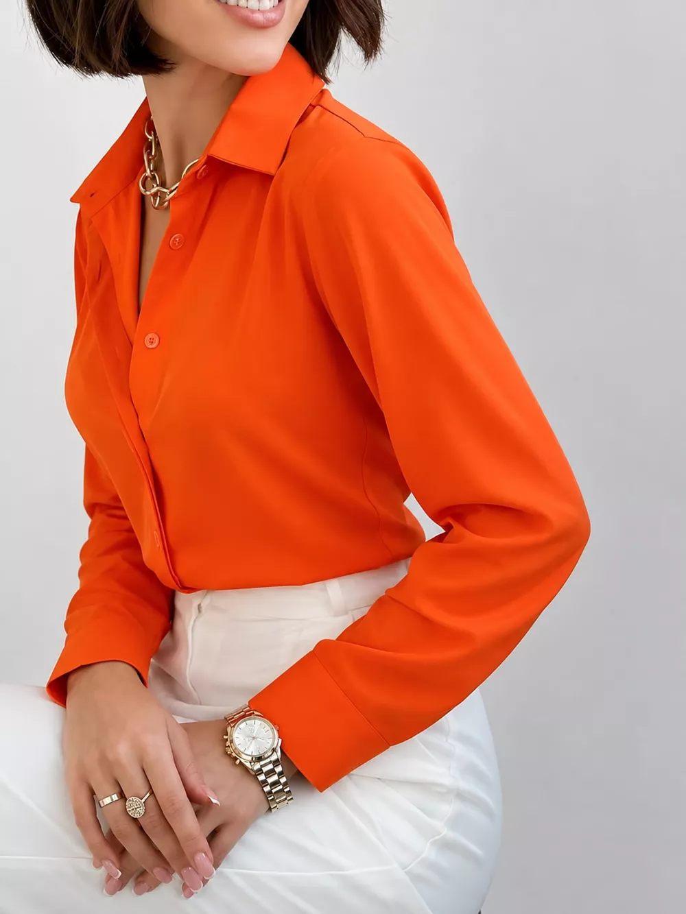 Button Up Long-Sleeve Shirt, image 29
