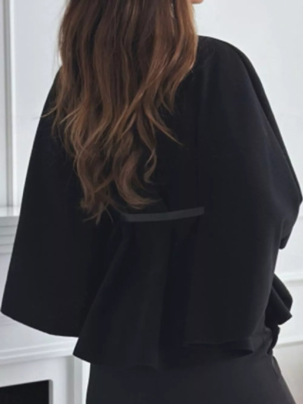 Mock Neck Cape Coat, image 4