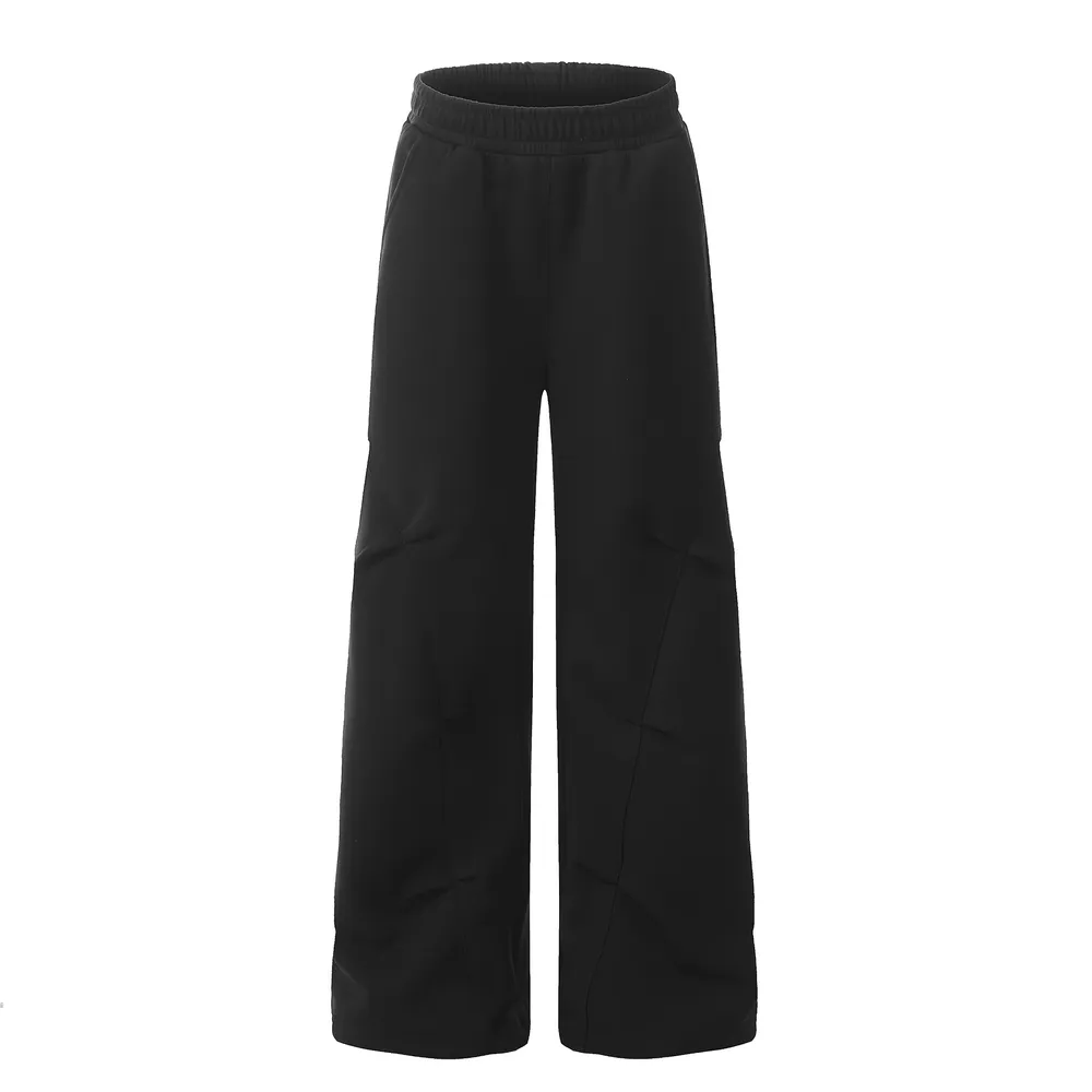 Men's Elastic Waist Wide Leg Sweatpants