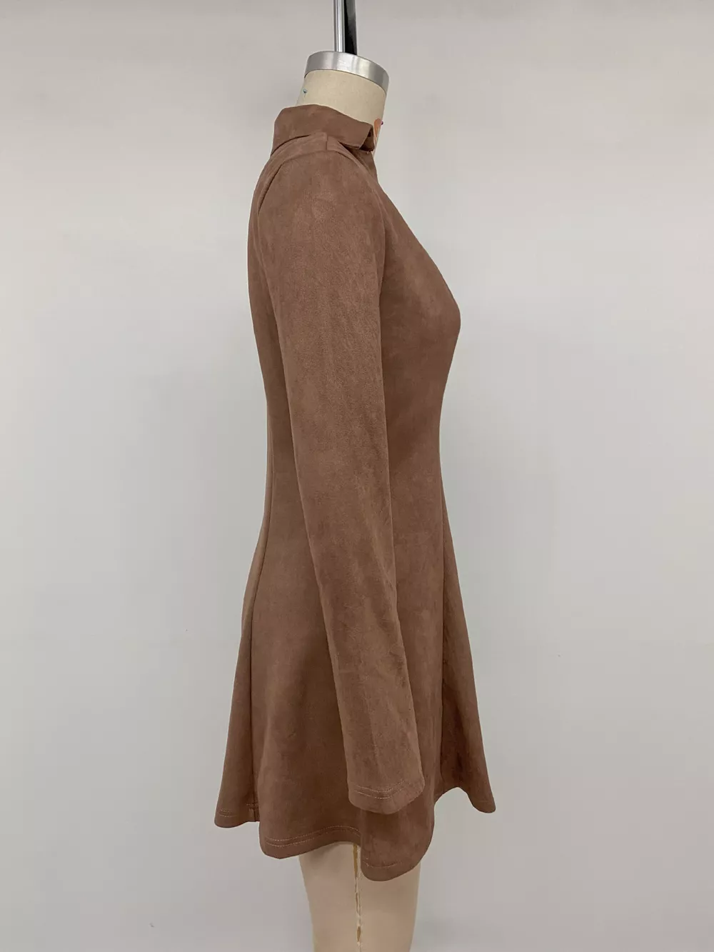 Johnny Collar Long Sleeve Dress, image 8