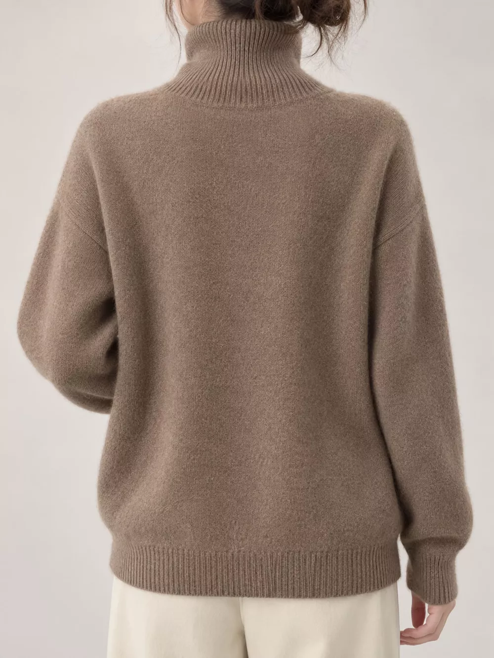 Turtleneck Dropped Shoulder Sweater, image 15