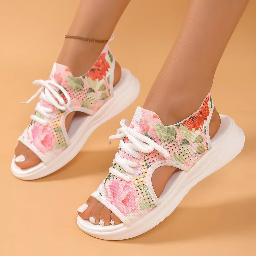 Tie-Dye Breathable Mesh Sandals, image 9