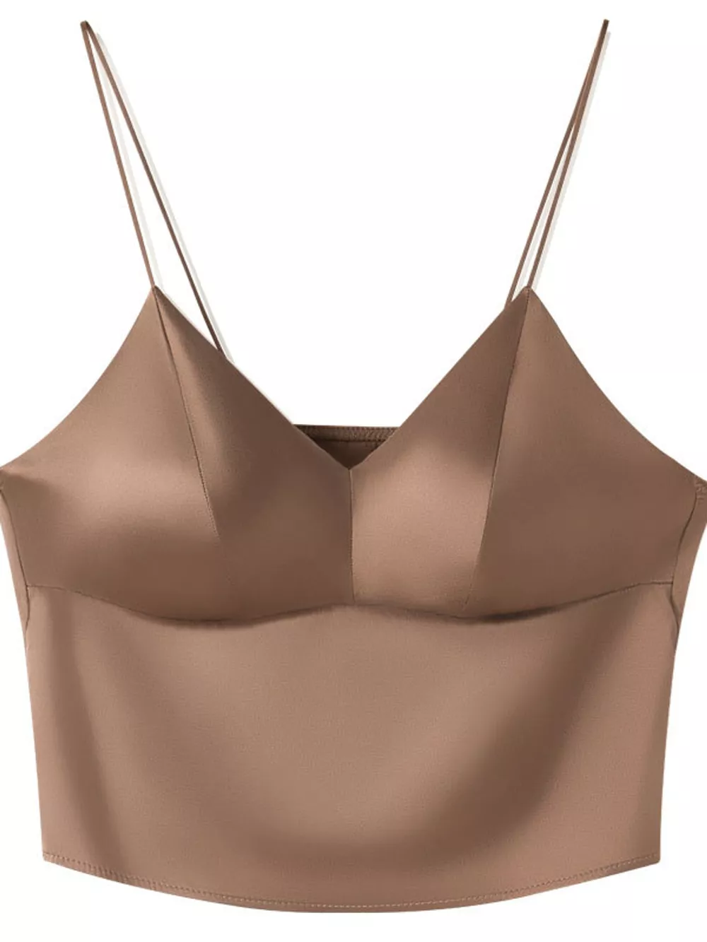 Satin V-Neck Cami, image 12