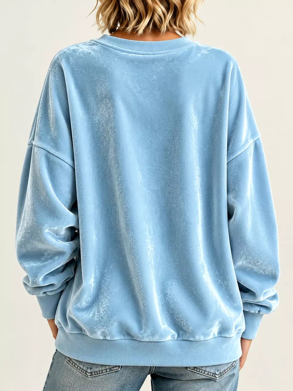 Full Size Crew Neck Drop Shoulder Sweatshirt Plus Size, image 19