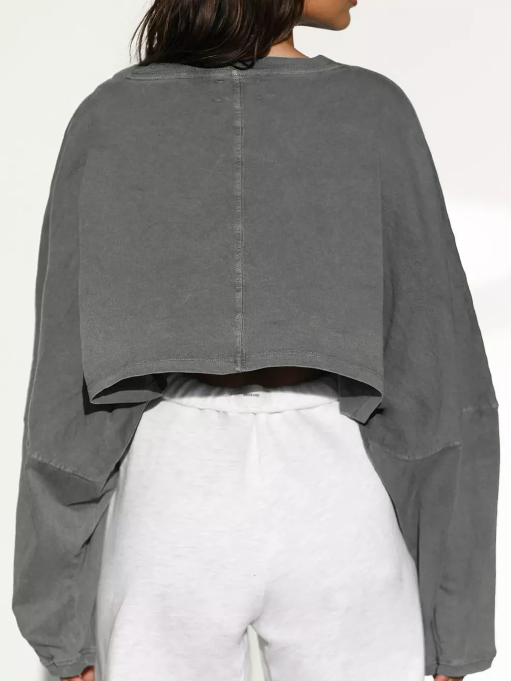 Long Sleeve Cropped Sweatshirt, image 18