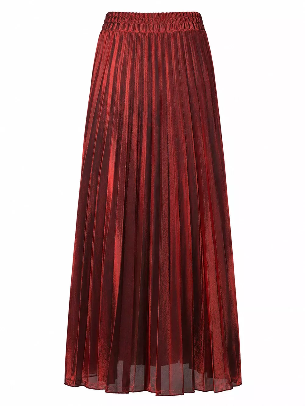 High-Waisted Pleated Maxi Skirt, image 18