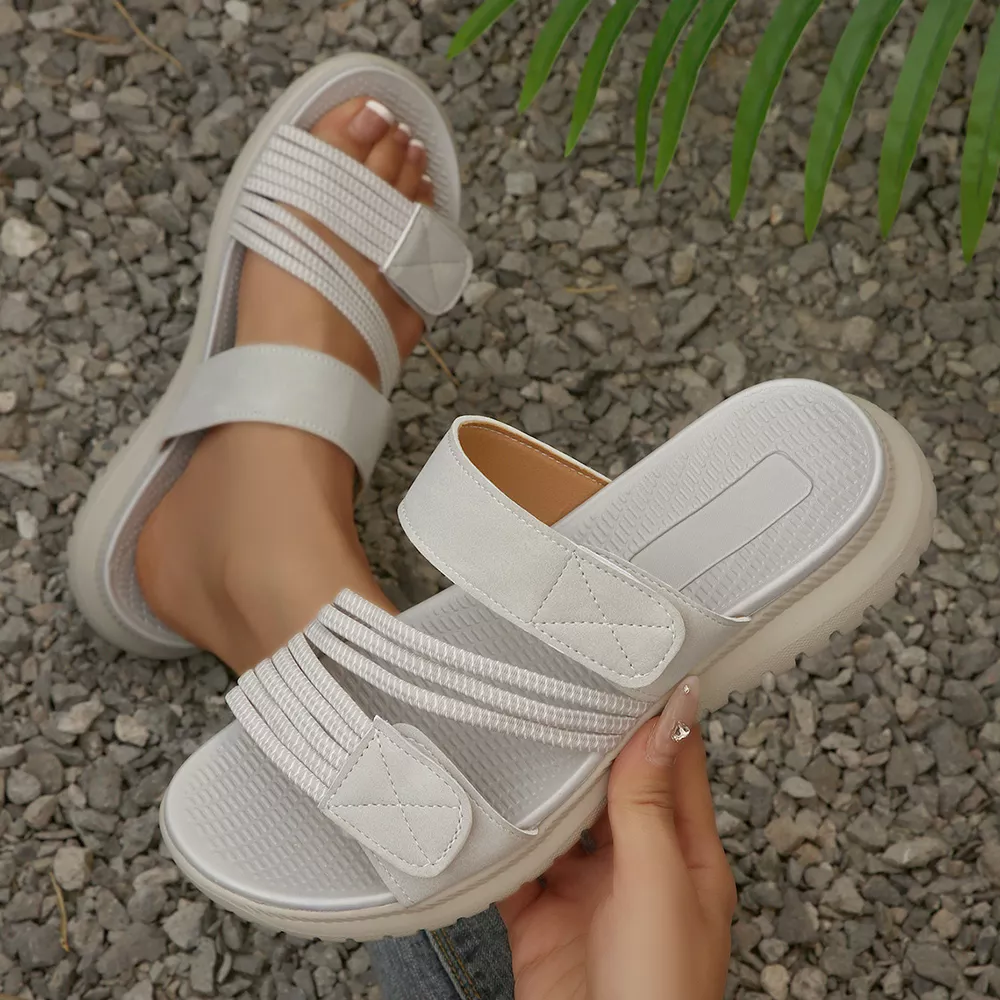 Open Toe Adjustable Strap Sandals, image 7