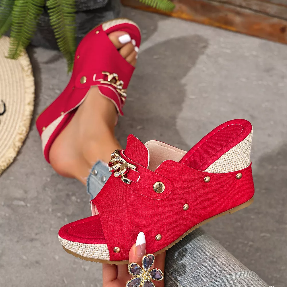 Open Toe Wedge Sandals, image 11