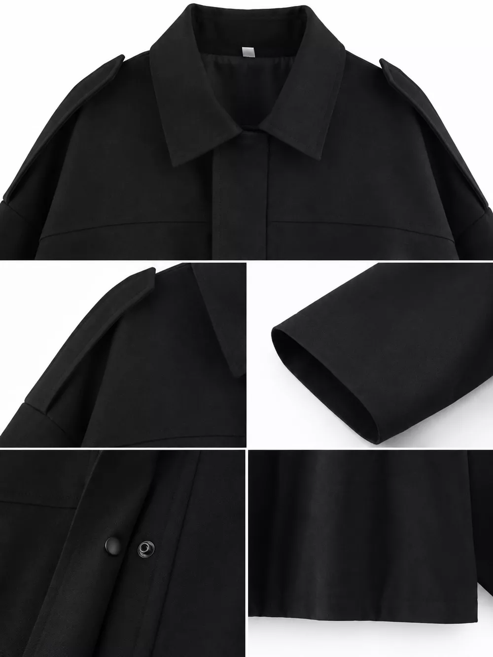 Zip Up Dropped Shoulder Jacket, image 25