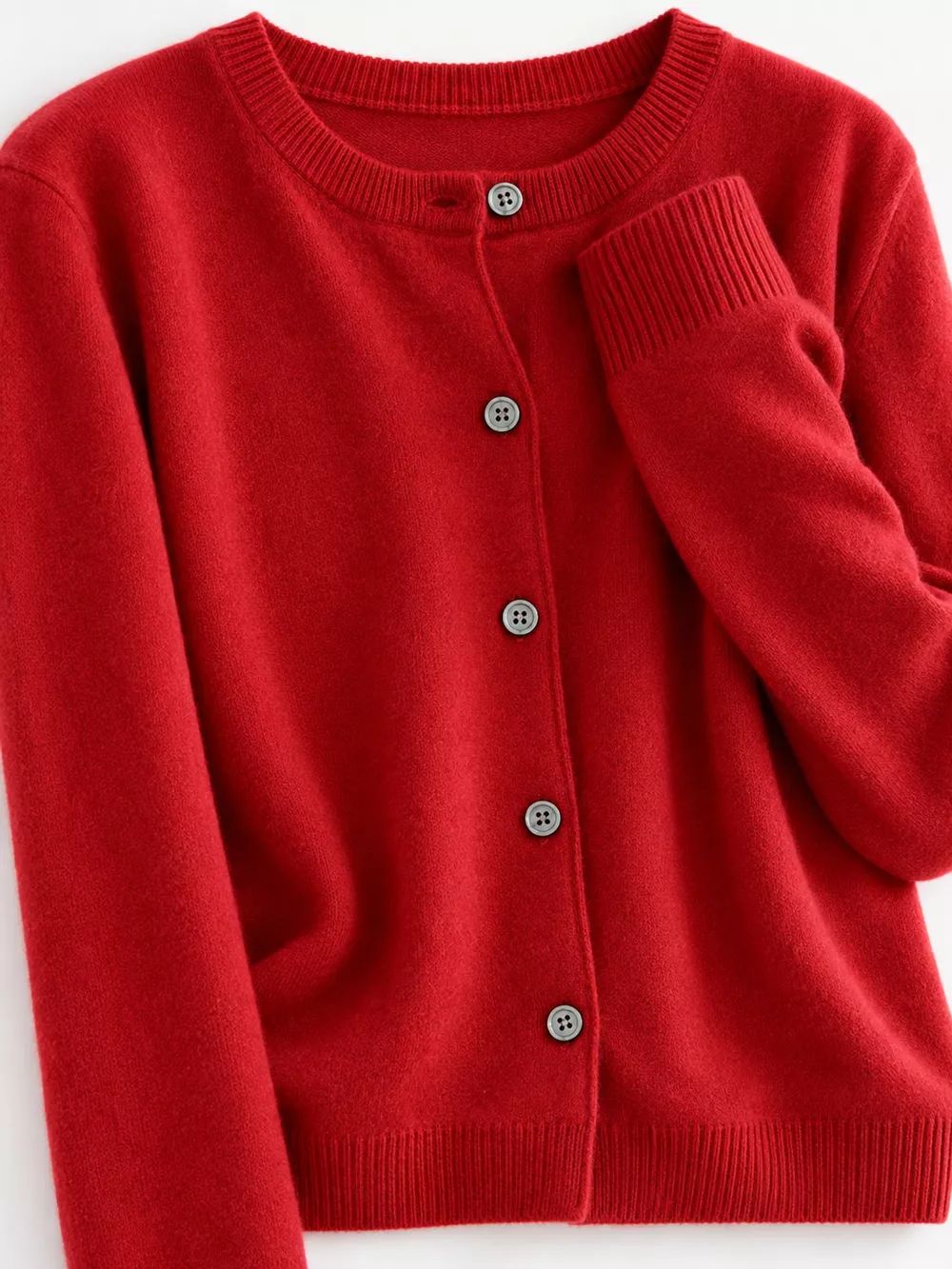Crew Neck Button-Down Cardigan, image 30