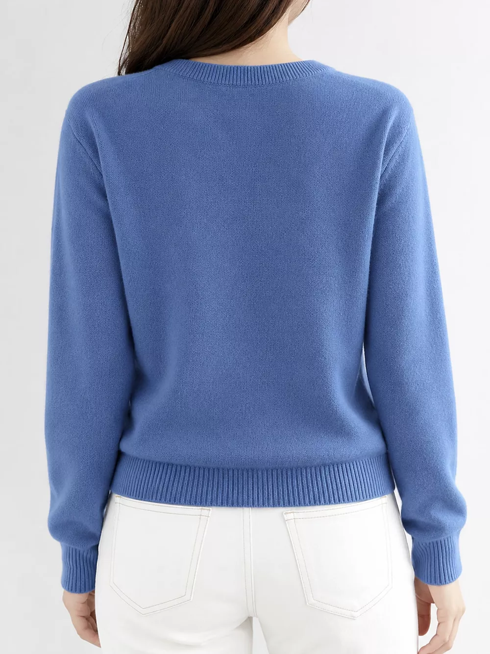 Crew-Neck Button-Down Cardigan, image 43