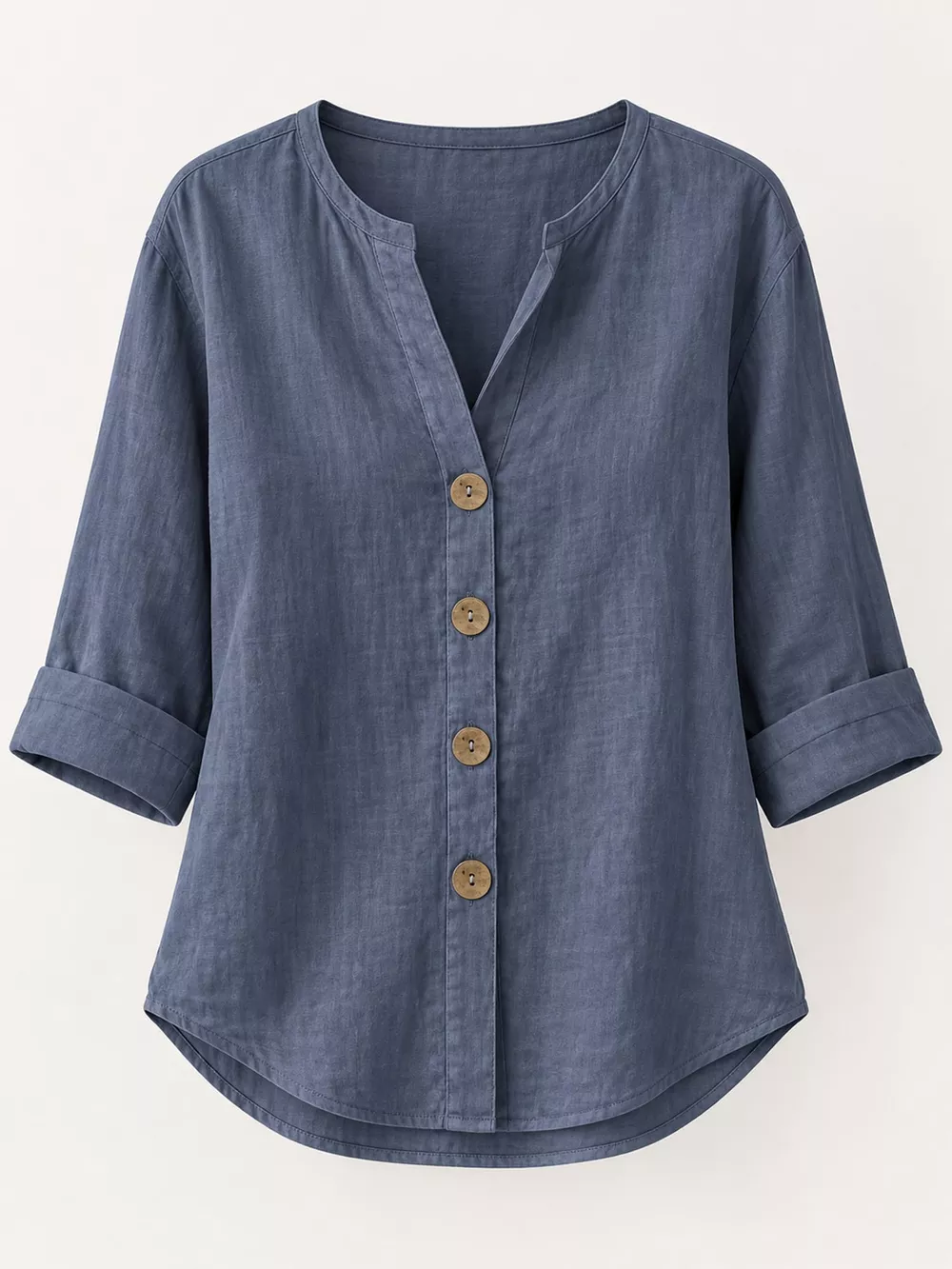 Notched Button Down Shirt, image 51
