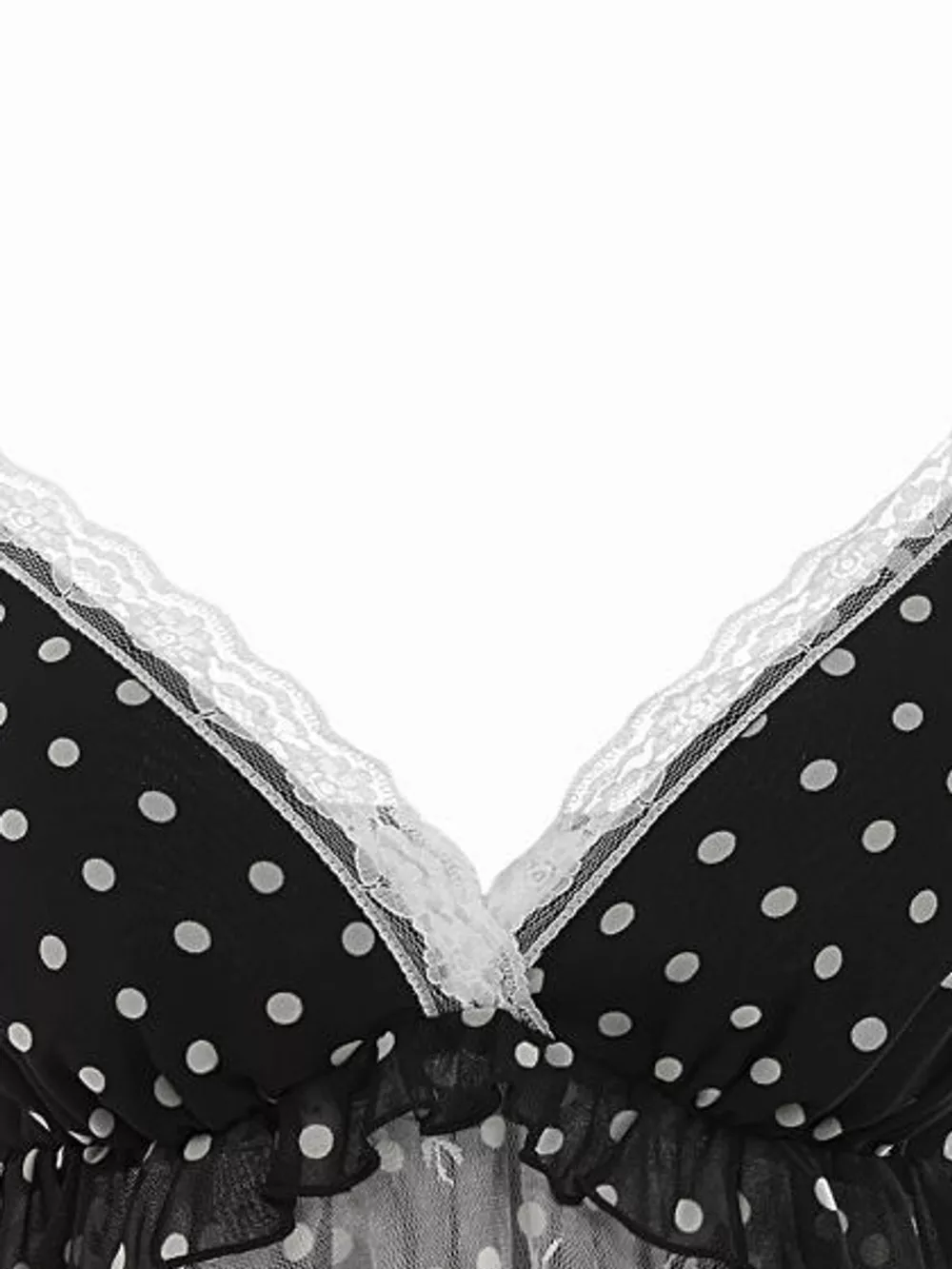 Ruffled Lace Trim Cami, image 6