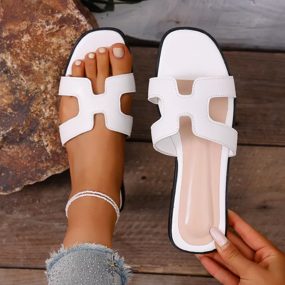 Open Toe Flats Sandals, image 8