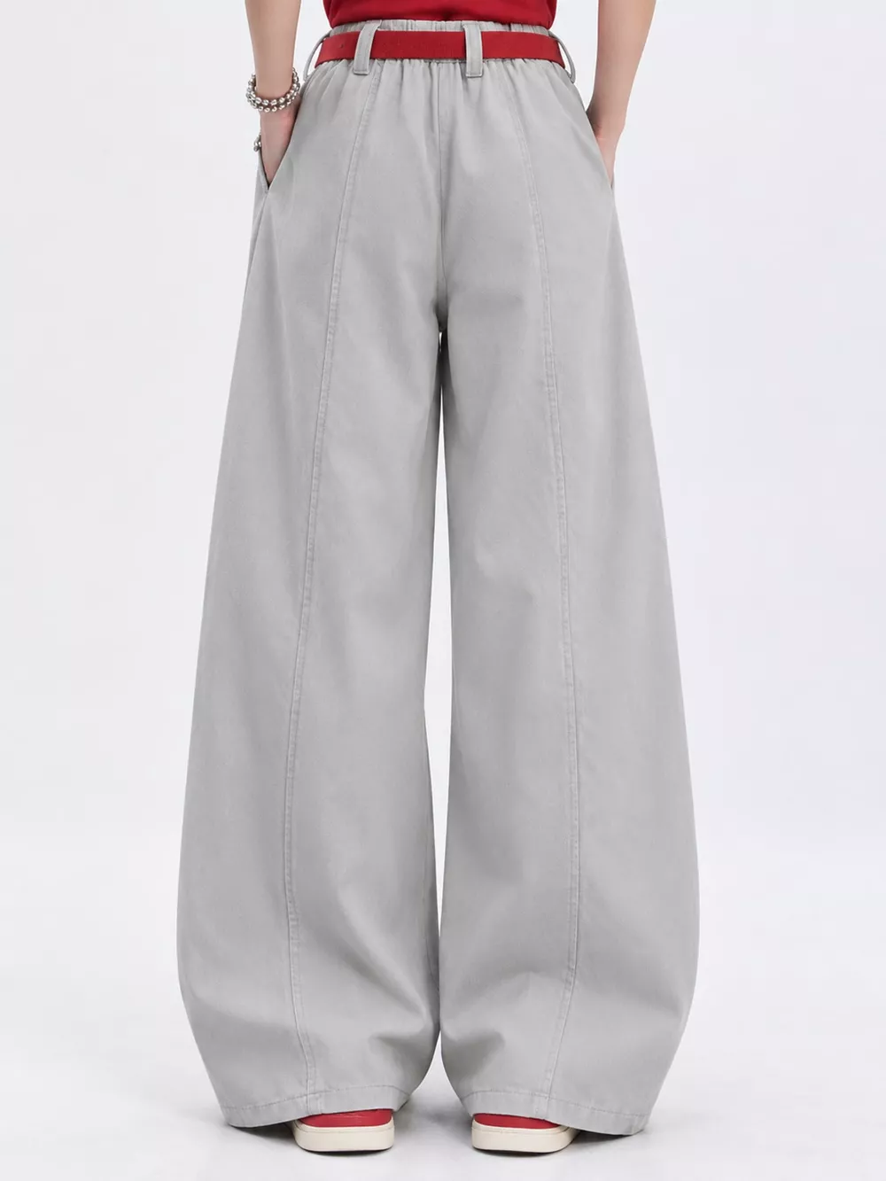 Wide-Leg Cargo Pants, image 10