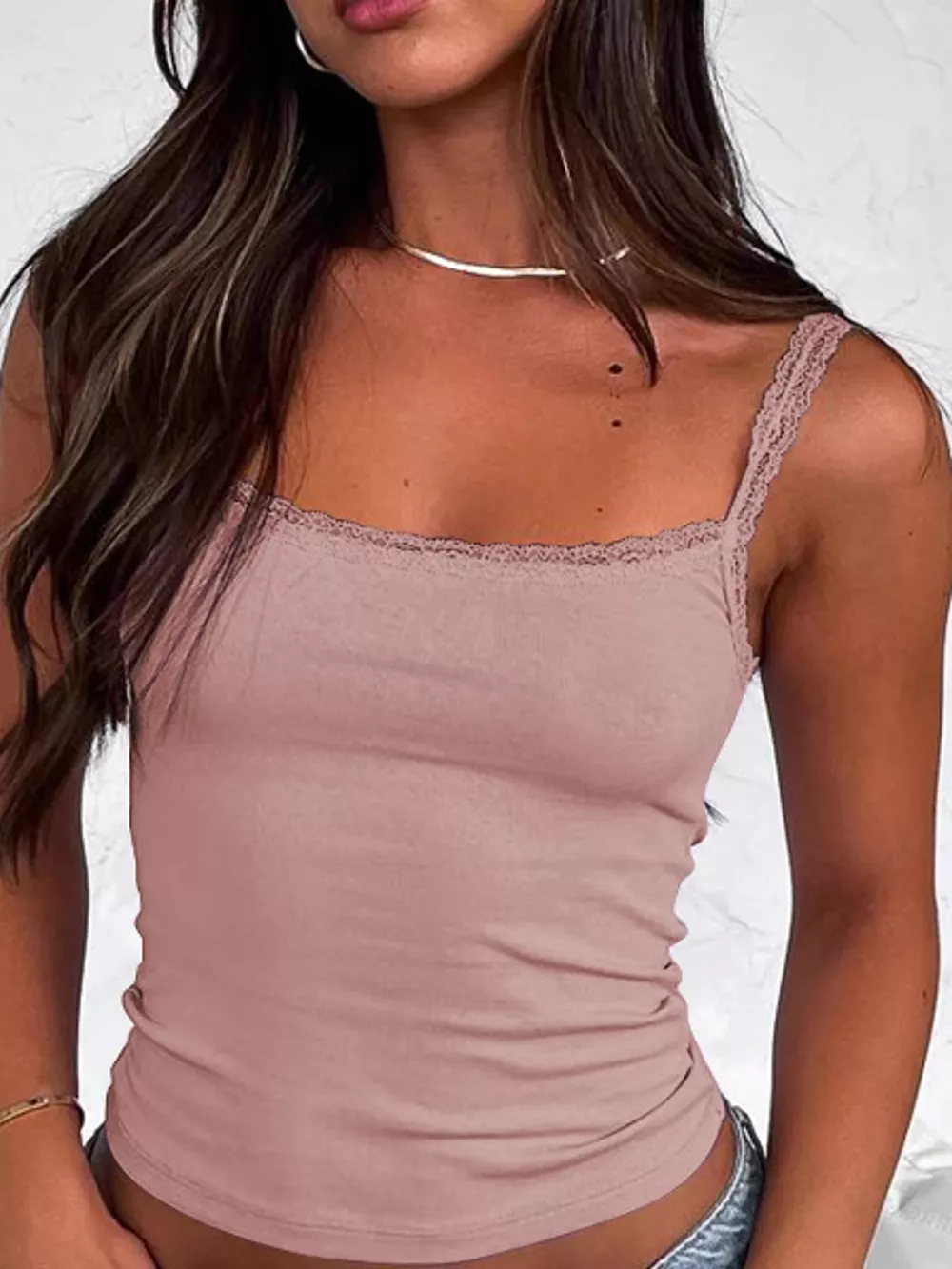 Lace Detail Cami Top, image 26