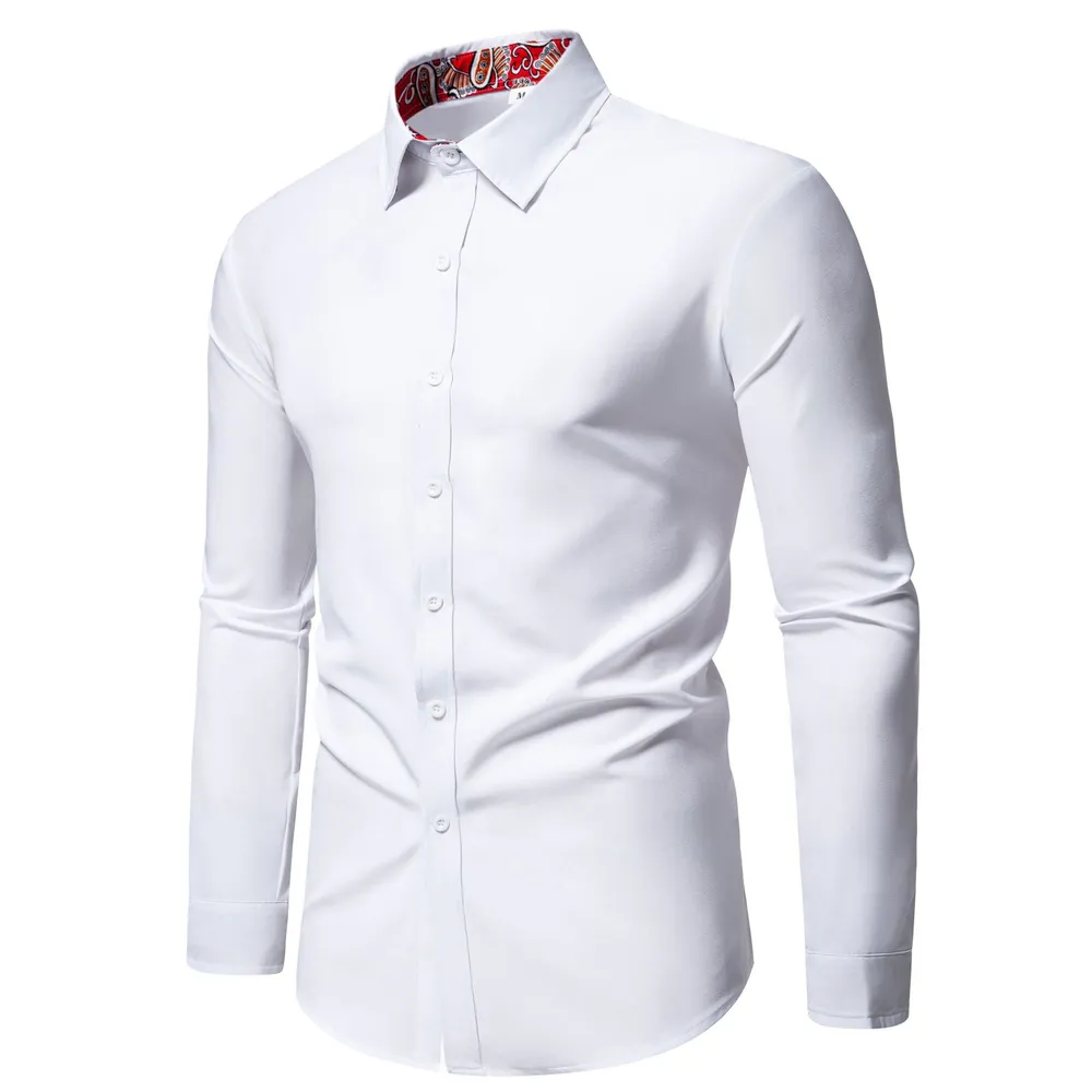 Men's Casual Button-Down Shirt with Cuff Detail, image 11