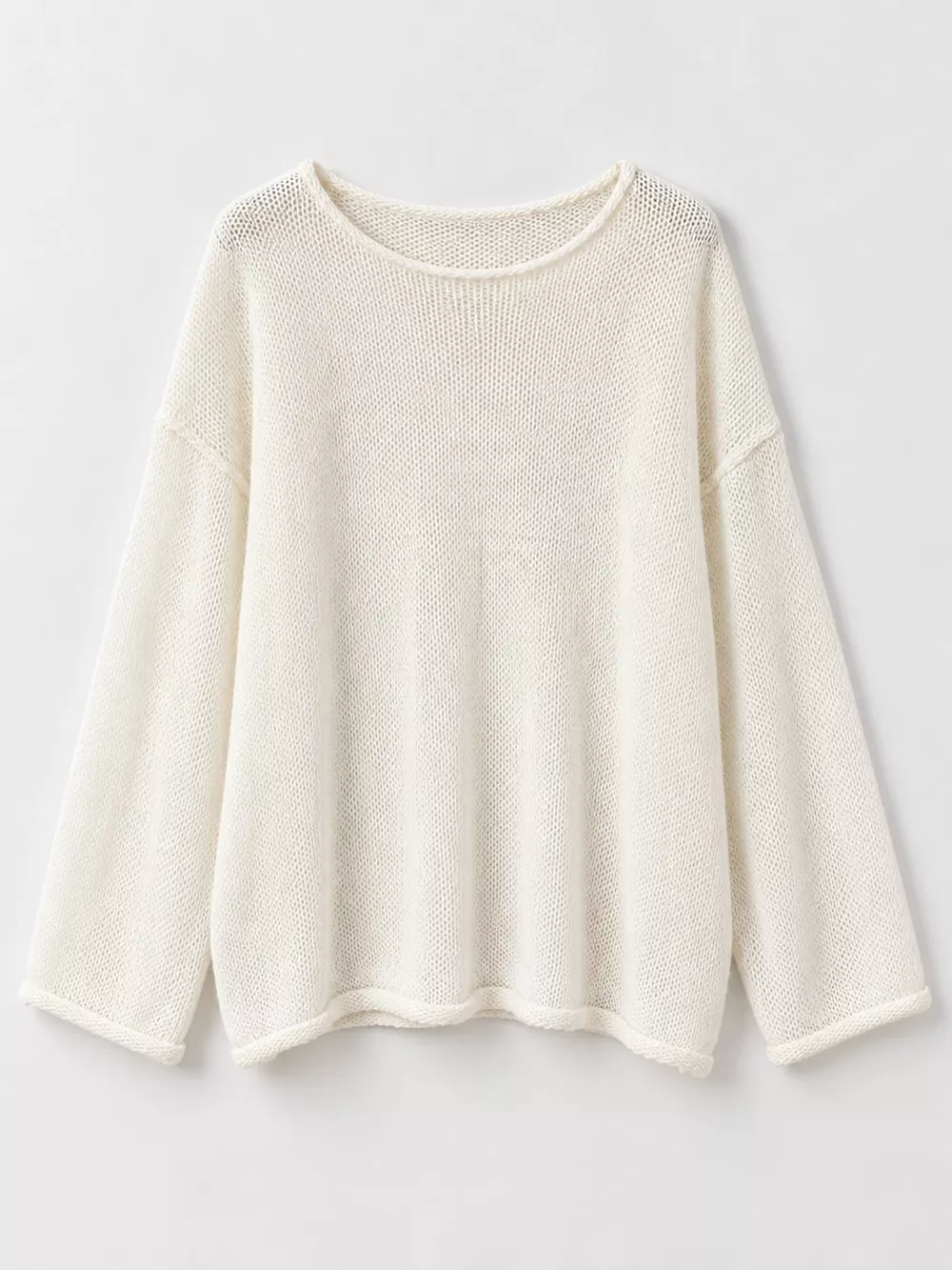 Lightweight Dropped Shoulder Knit Cover Up, image 36