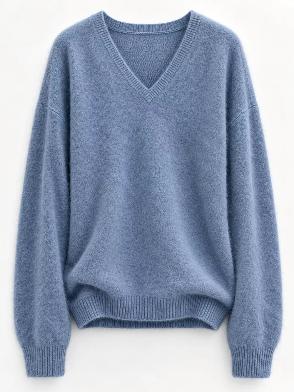 V-Neck Dropped Shoulder Sweater, image 32