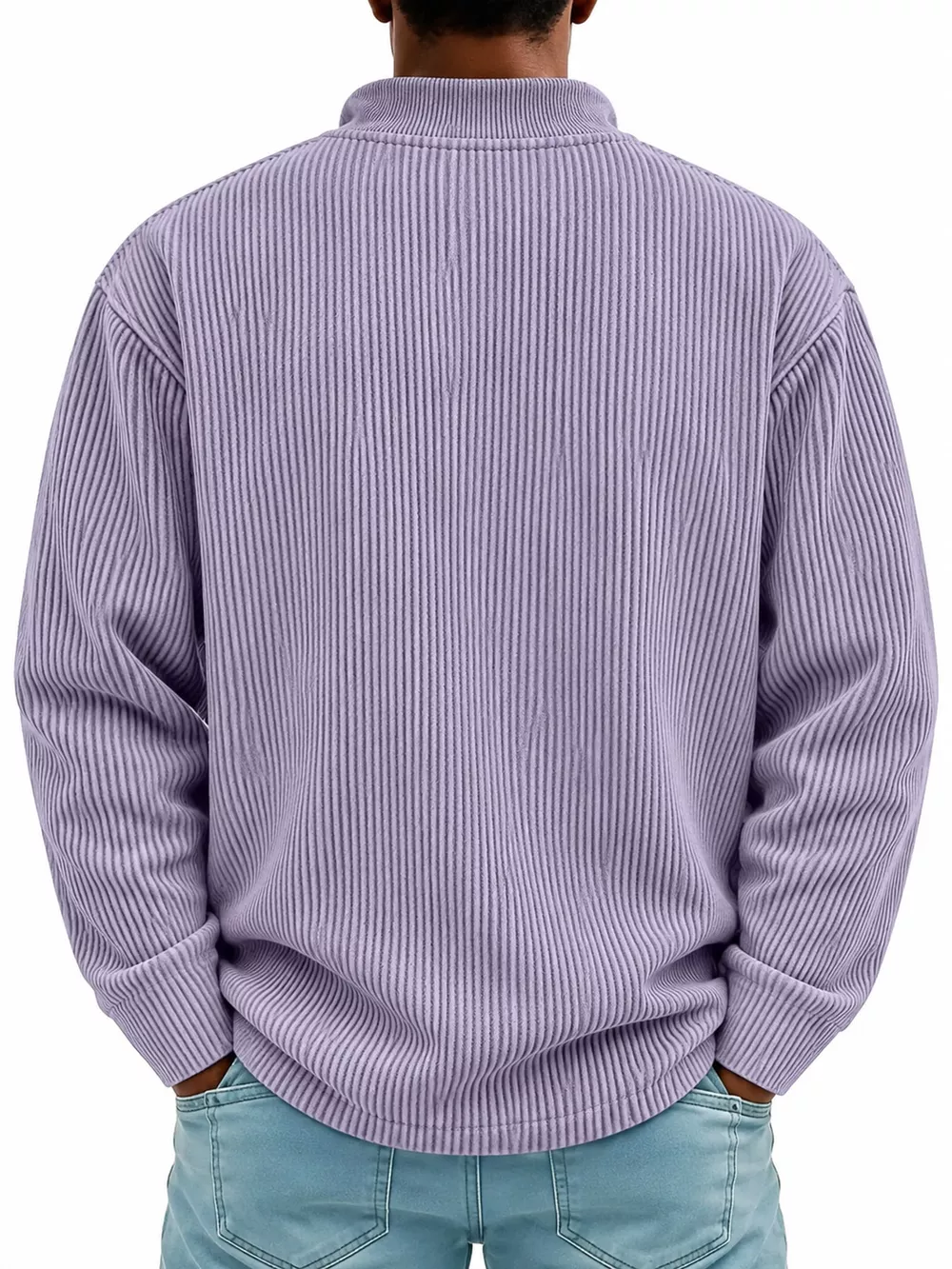 Men's Full Size Quarter-Zip Long Sleeve Sweatshirt Plus Size, image 34